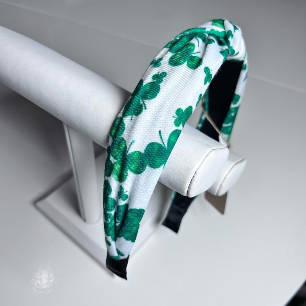 ☘️ SHAMROCK HEADBAND | Knotted Top | ST PATRICK’S Day! - Picture 5 of 10